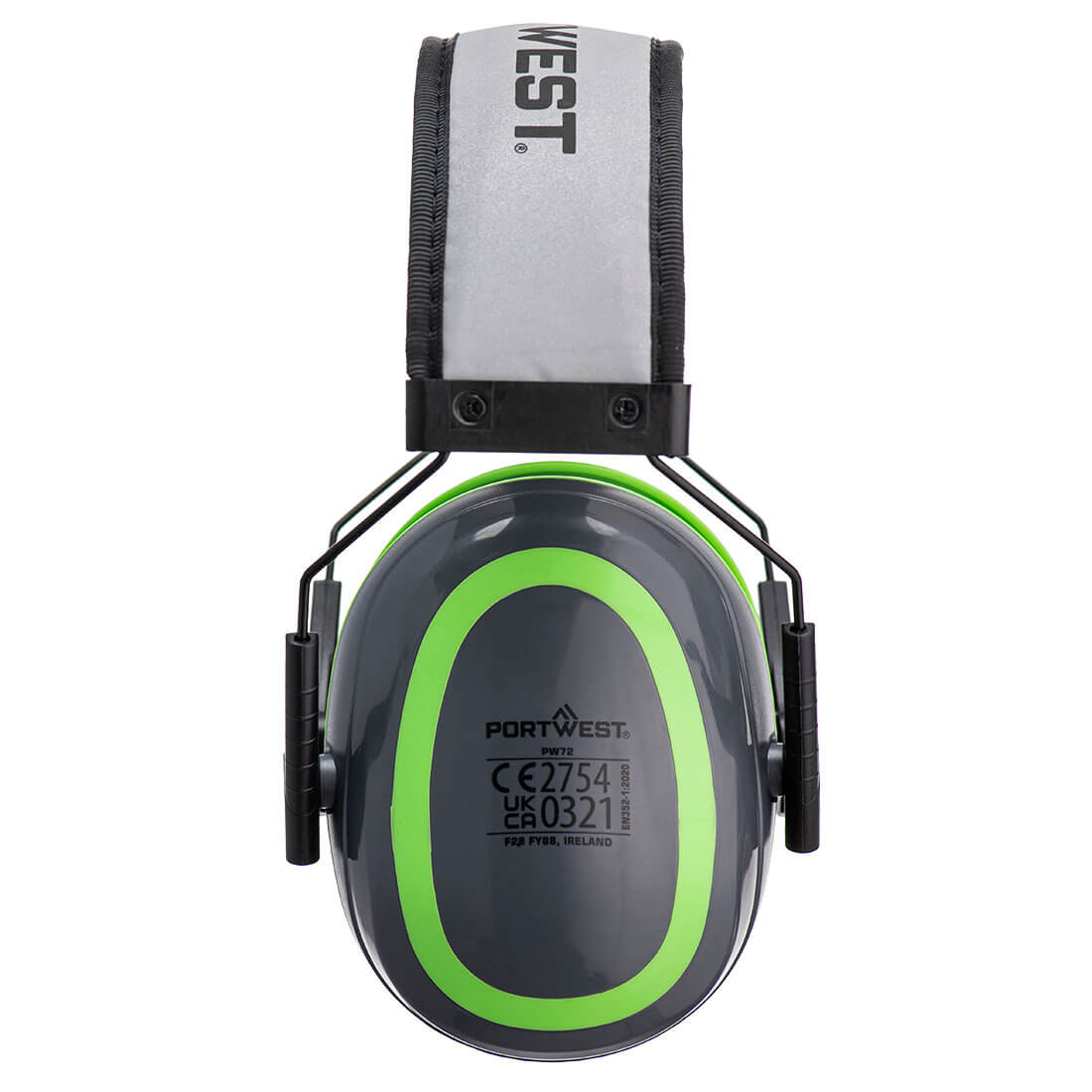 PW72 HV Extreme Ear Defenders Low Grey/Green
