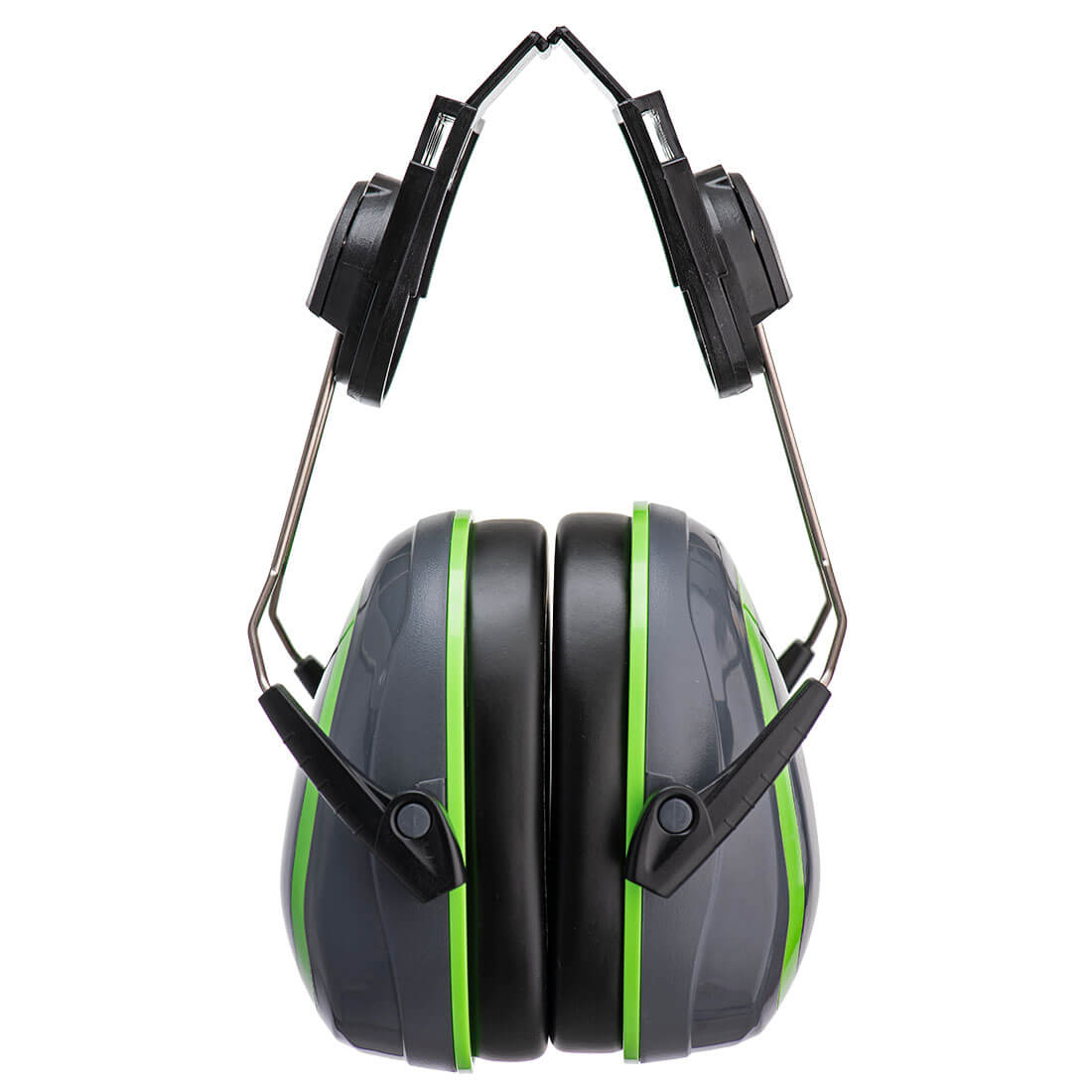 PW75 HV Extreme Ear Defenders Low Clip-On Grey/Green