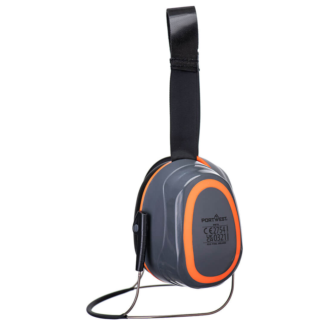 PW78 HV Extreme Ear Defenders Neckband Grey/Orange