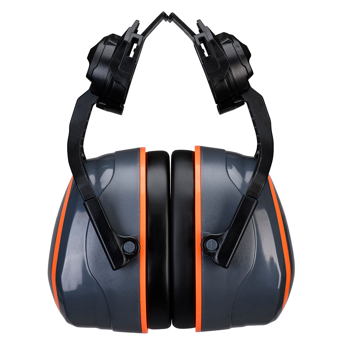 PW05 HV Extreme Ear Defenders High Clip-On Metal Free Grey/Orange