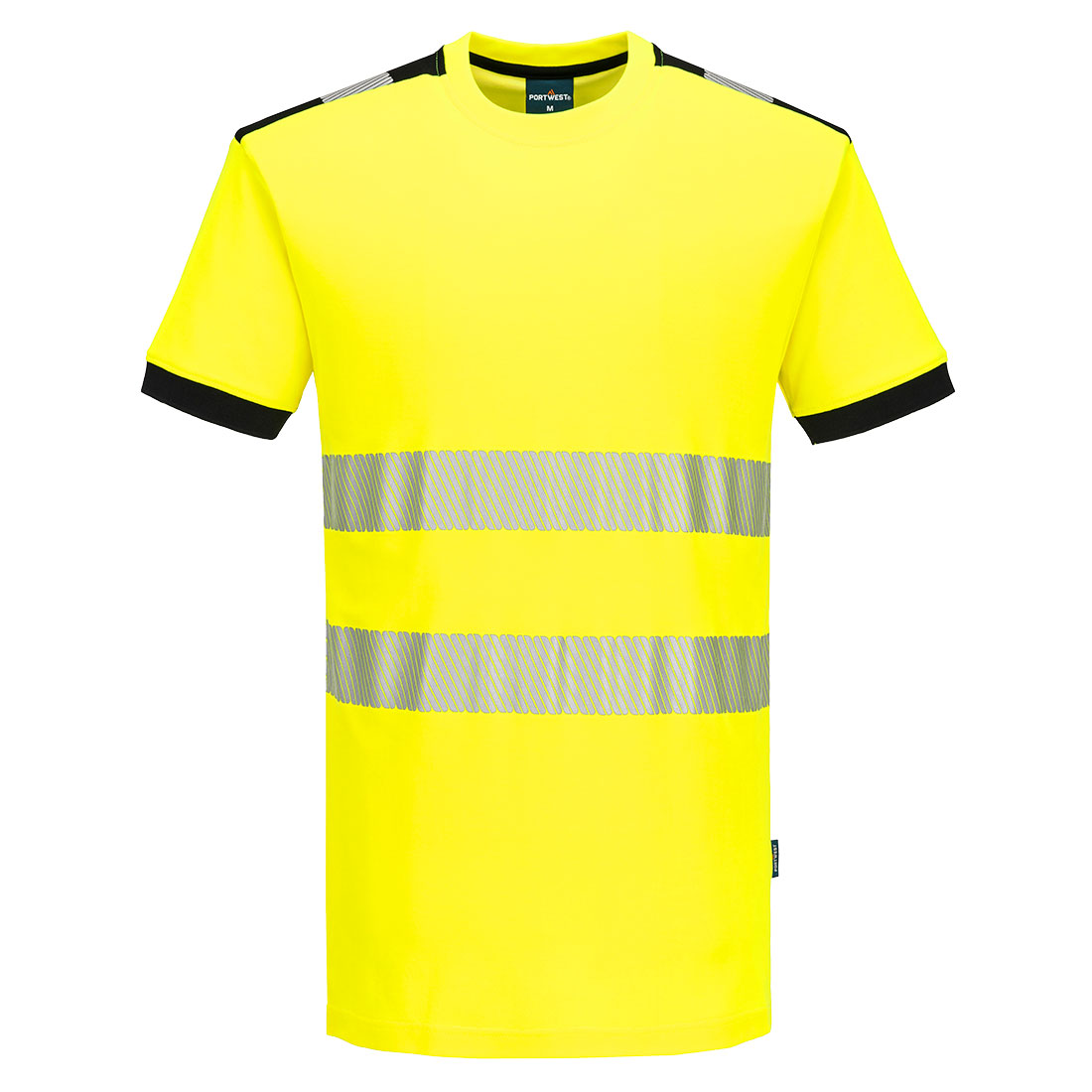 PW318 PW3 Hi-Vis T-Shirt S/S Yellow/Black PW318 PW3 Hi-Vis T-Shirt S/S Yellow/Black