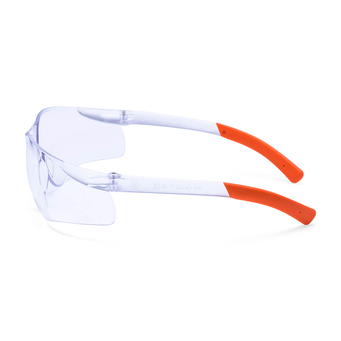 PW38 Pan View Safety Glasses Clear/Orange