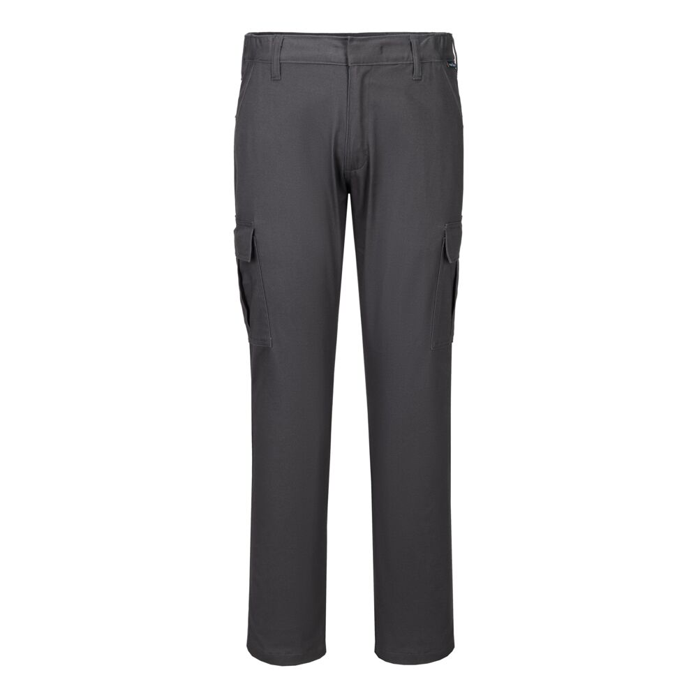 S231 Stretch Slim Fit Combat Trousers Metal Grey