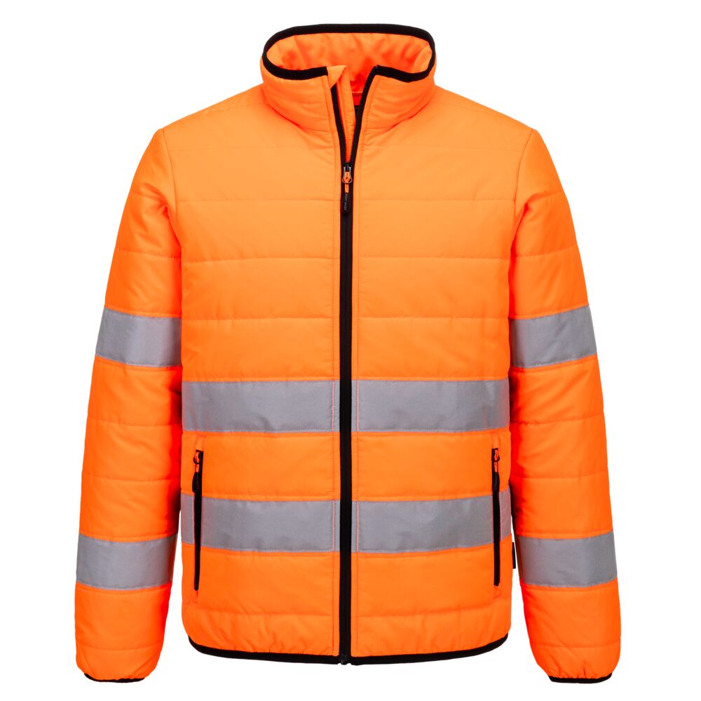 S617 Hi-Vis Baffle Jacket Orange/Black S617 Hi-Vis Baffle Jacket Orange/Black