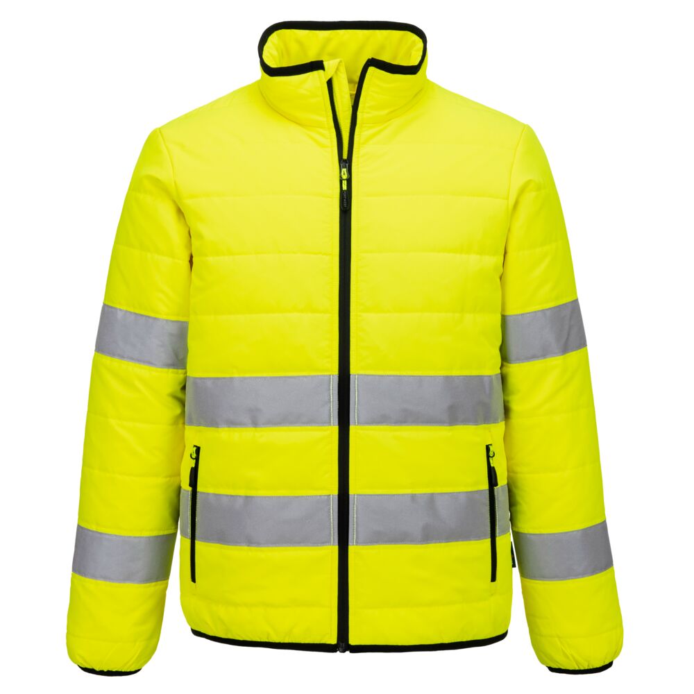 S617 Hi-Vis Baffle Jacket Yellow/Black