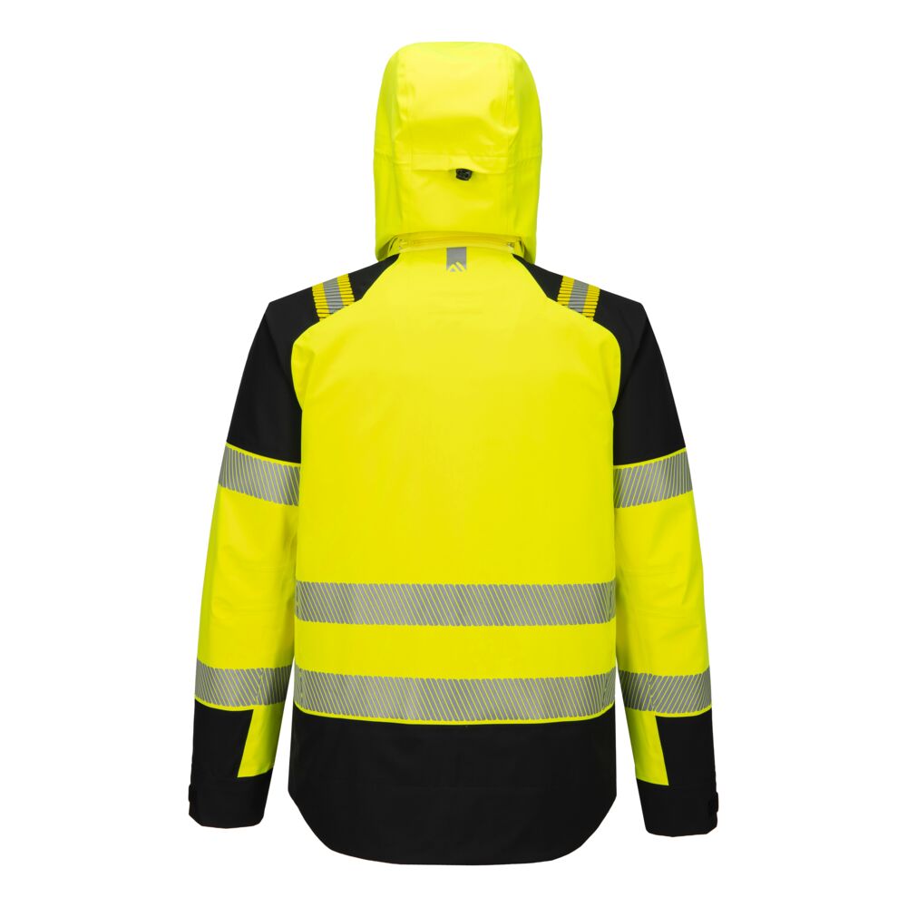 T166 PW3 Hi-Vis Rain Jacket (3L) Yellow/Black