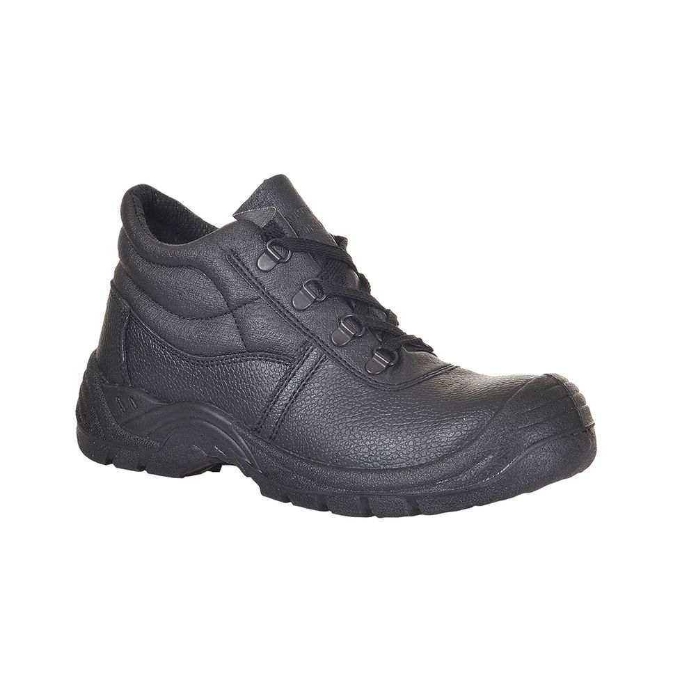 FW09 Black Steelite Protector Boot Scuff Cap S1P