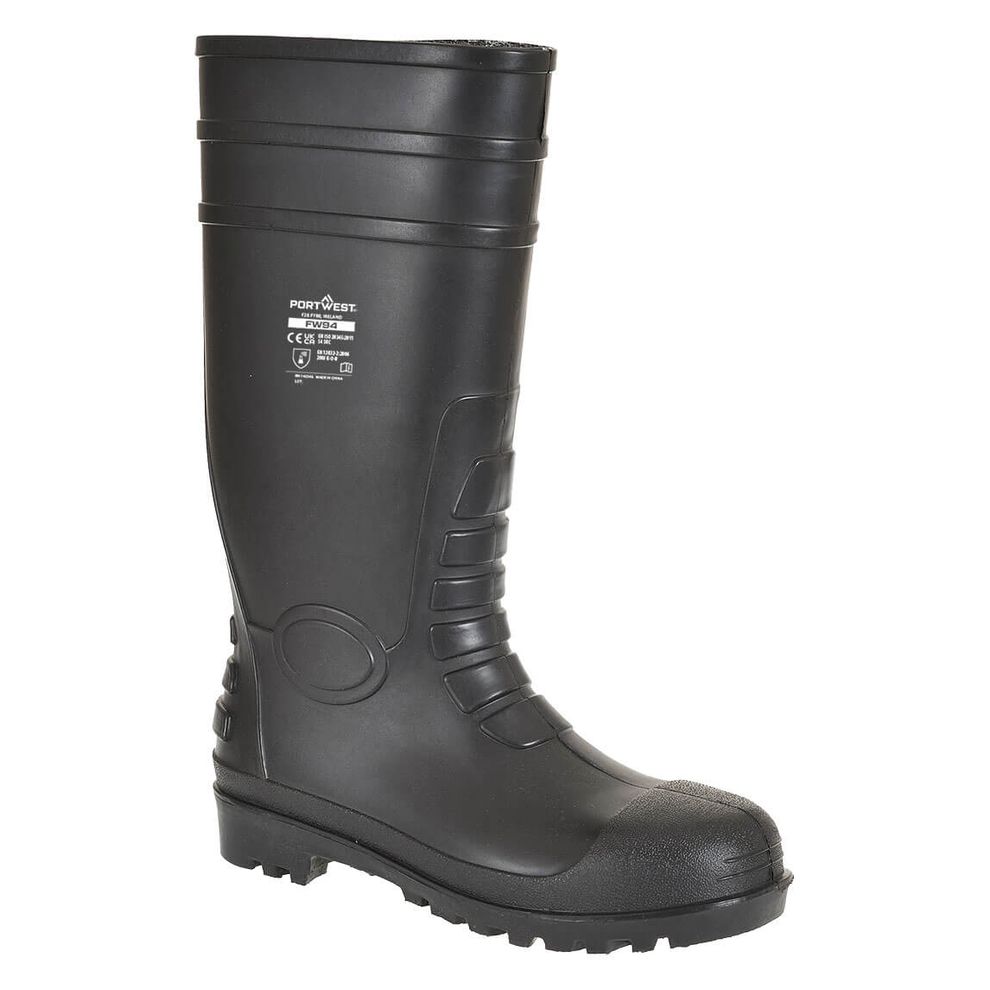 FW94 Black Classic Safety Wellington S4 FO SR