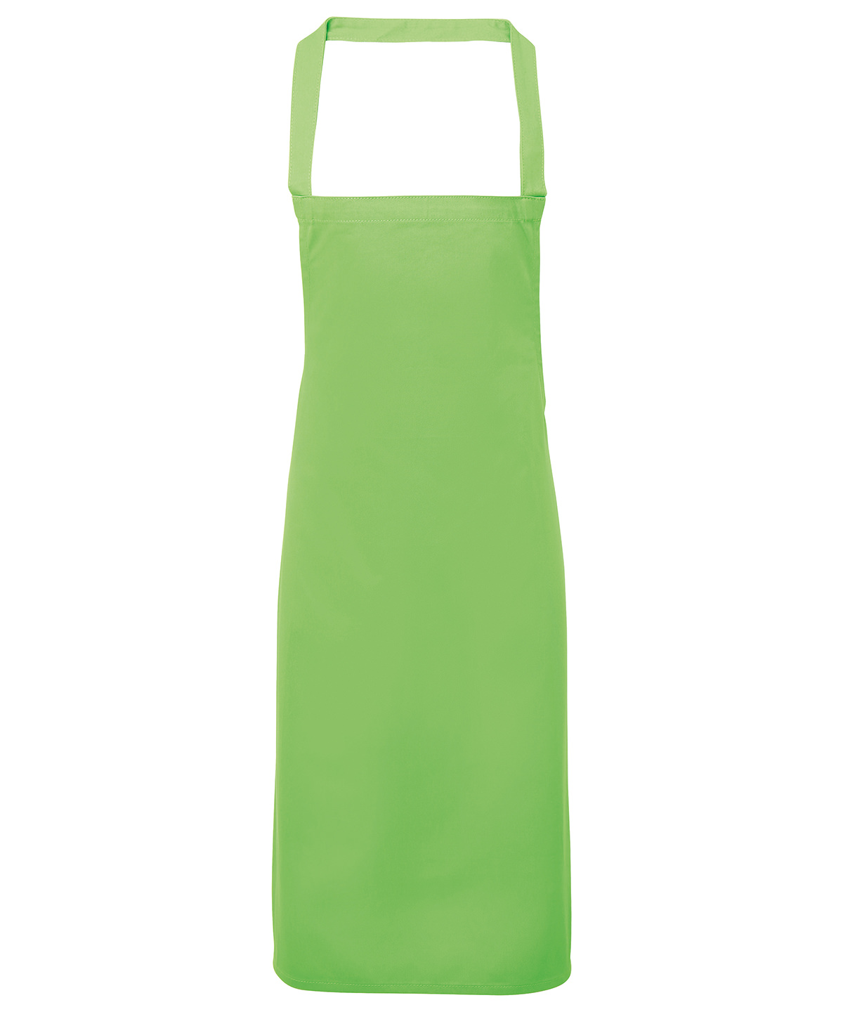 PR102 100% Organic Cotton Bib Apron Green PR102 100% Organic Cotton Bib Apron Green