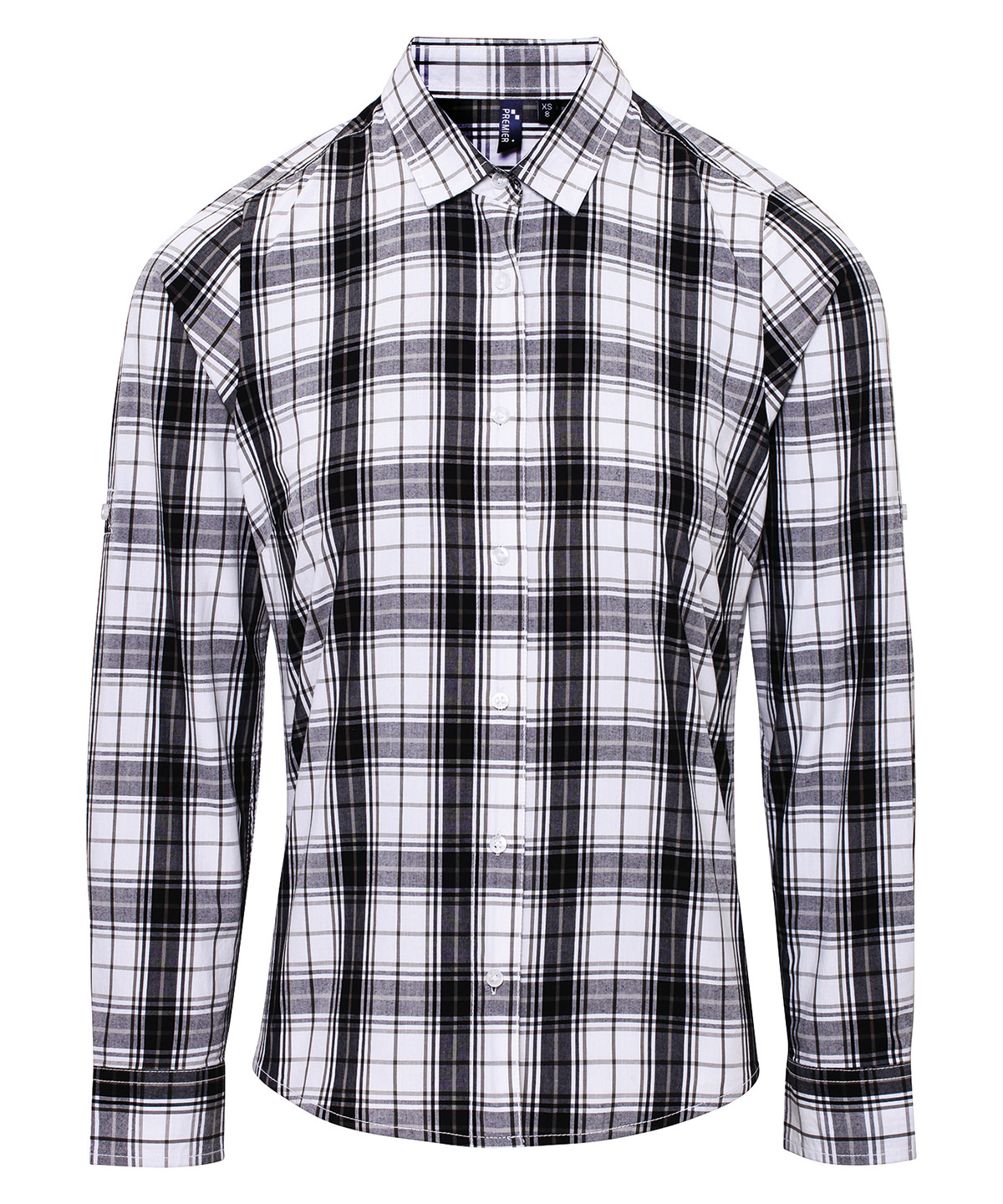 PR354 Women’s Ginmill check cotton long sleeve shirt Pattern PR354 Women’s Ginmill check cotton long sleeve shirt Pattern