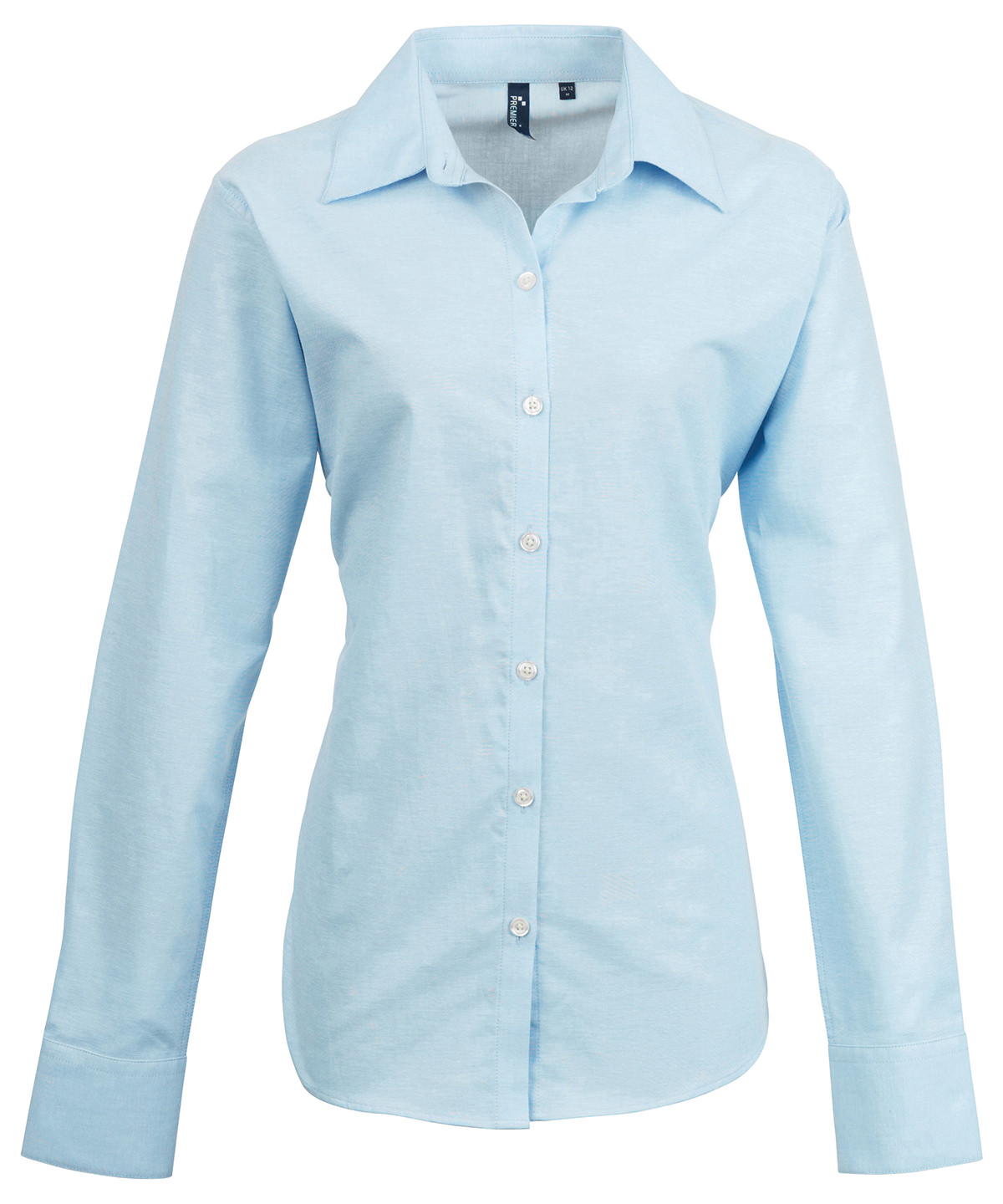 PR334 Women’s signature Oxford long sleeve shirt Blue