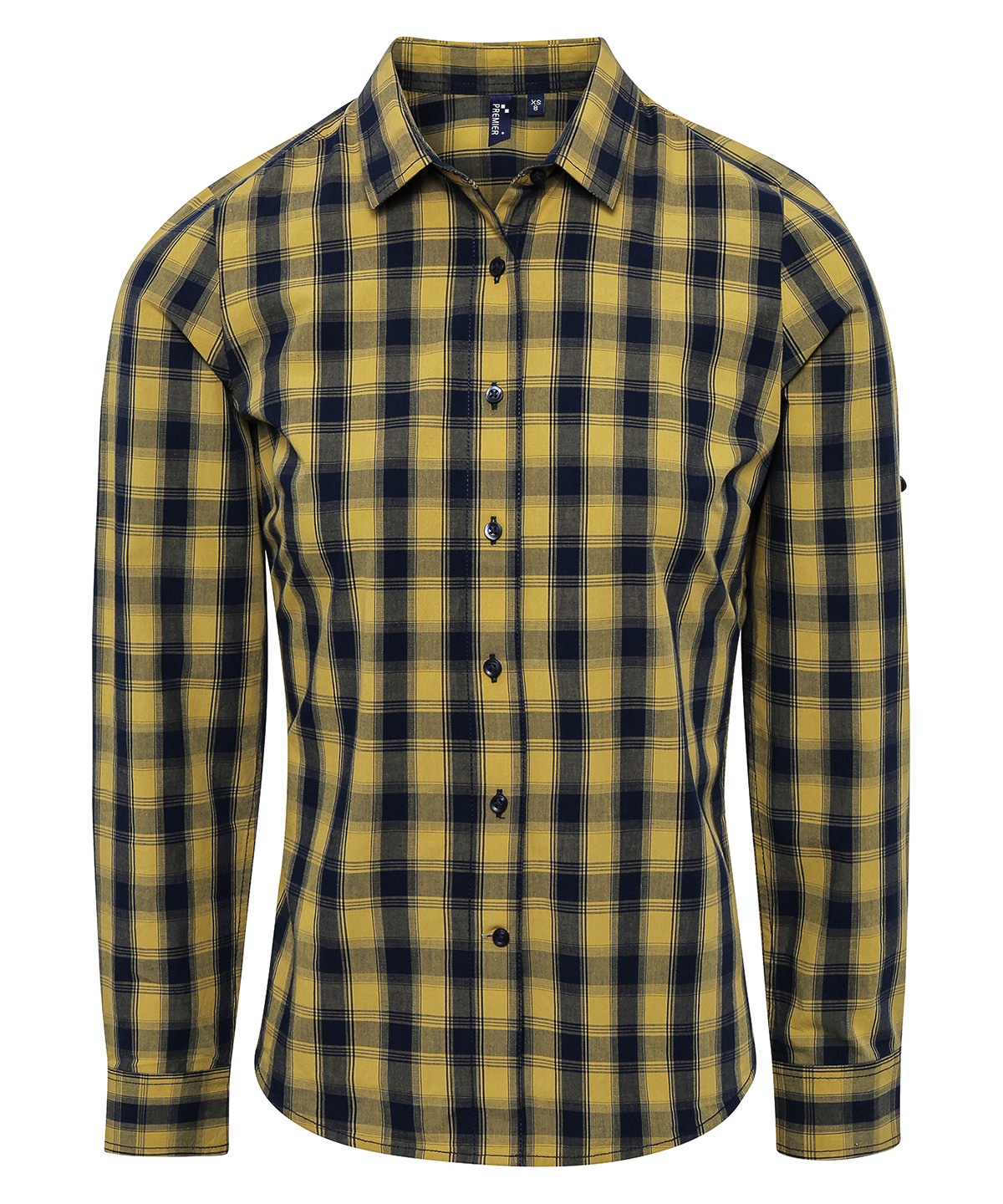 PR350 Women’s Mulligan check cotton long sleeve shirt Pattern PR350 Women’s Mulligan check cotton long sleeve shirt Pattern