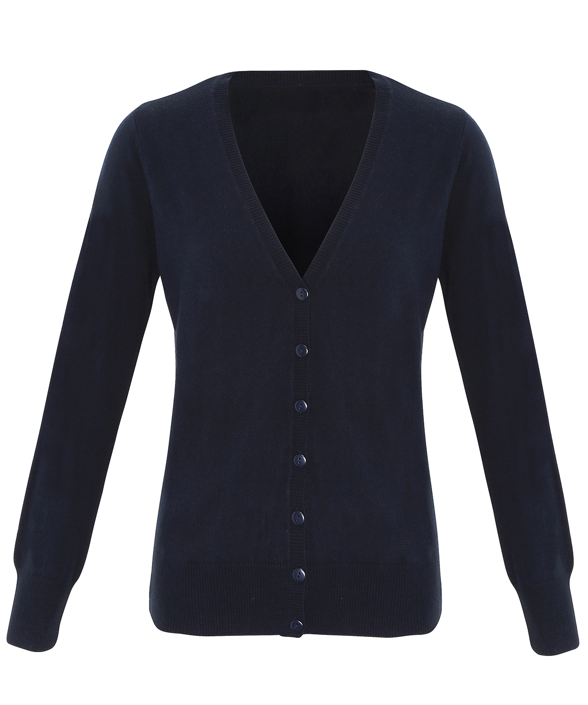 PR402 Women’s ‘essential’ acrylic cardigan Blue PR402 Women’s ‘essential’ acrylic cardigan Blue