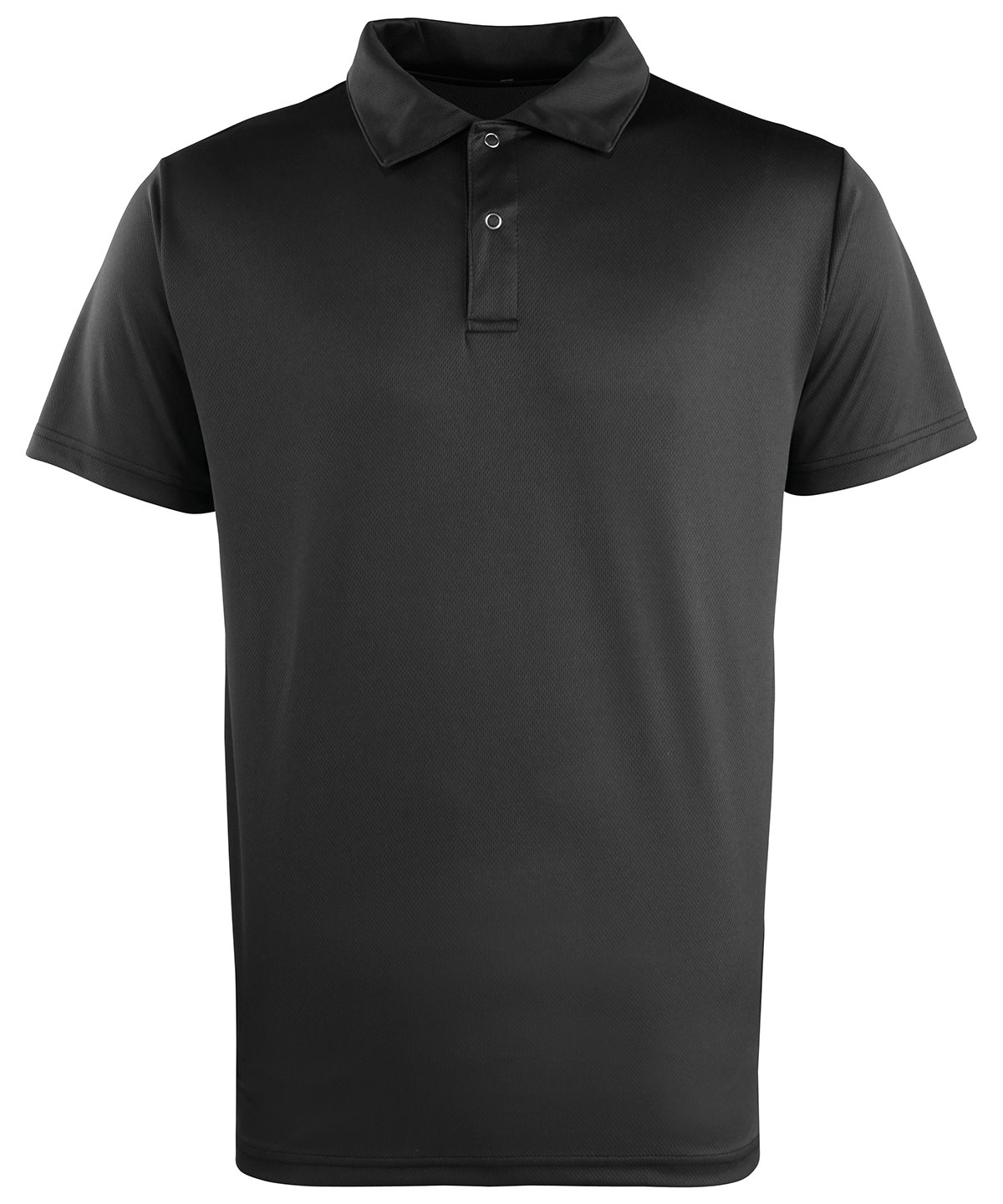 PR612 Coolchecker® studded polo Black