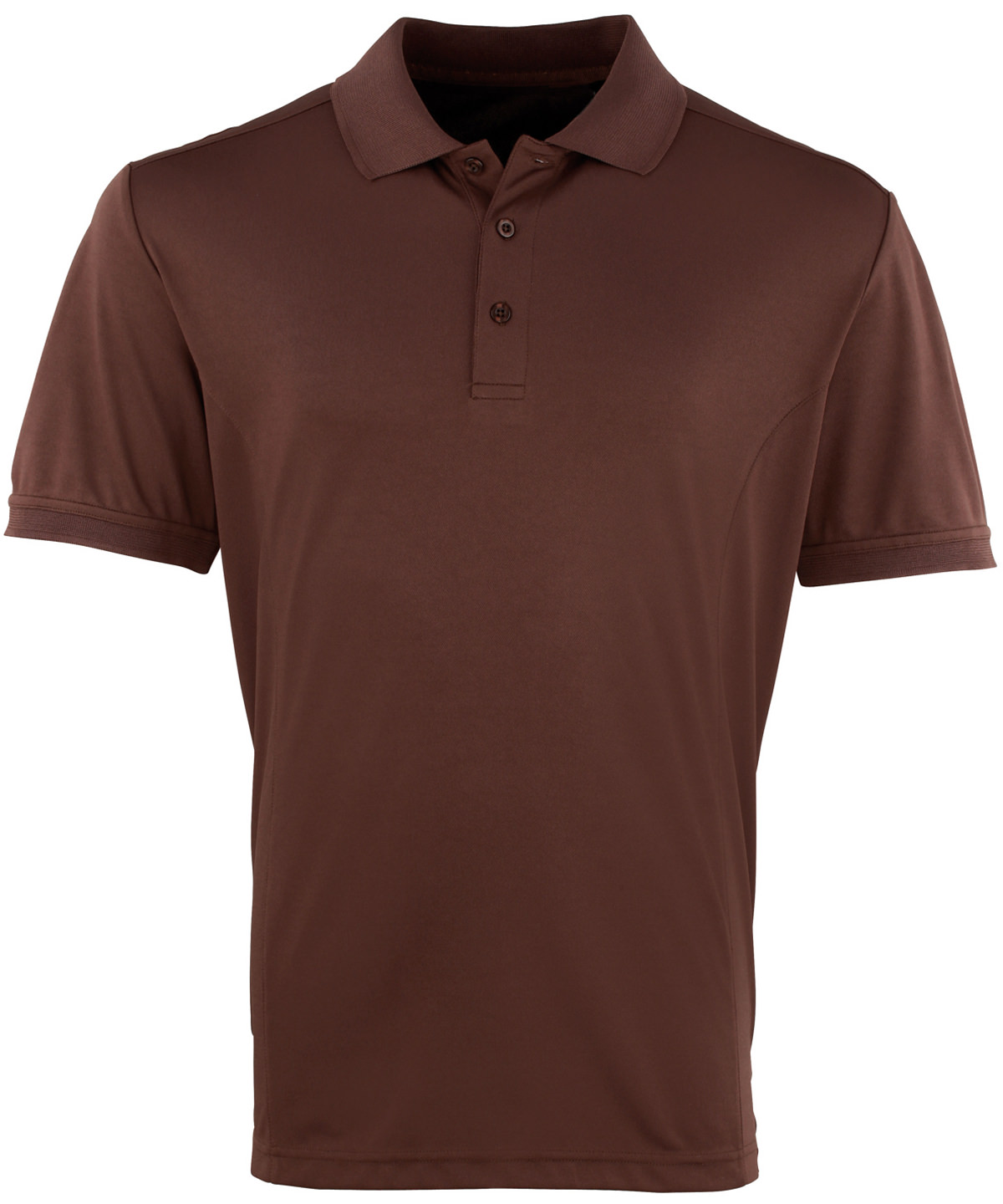 PR615 Coolchecker® piqué polo Brown PR615 Coolchecker® piqué polo Brown