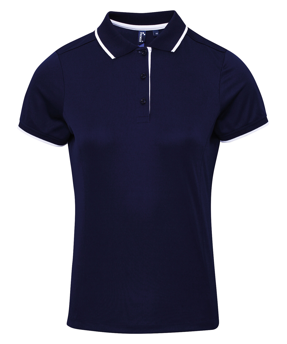 PR619 Women’s contrast Coolchecker® polo Blue PR619 Women’s contrast Coolchecker® polo Blue