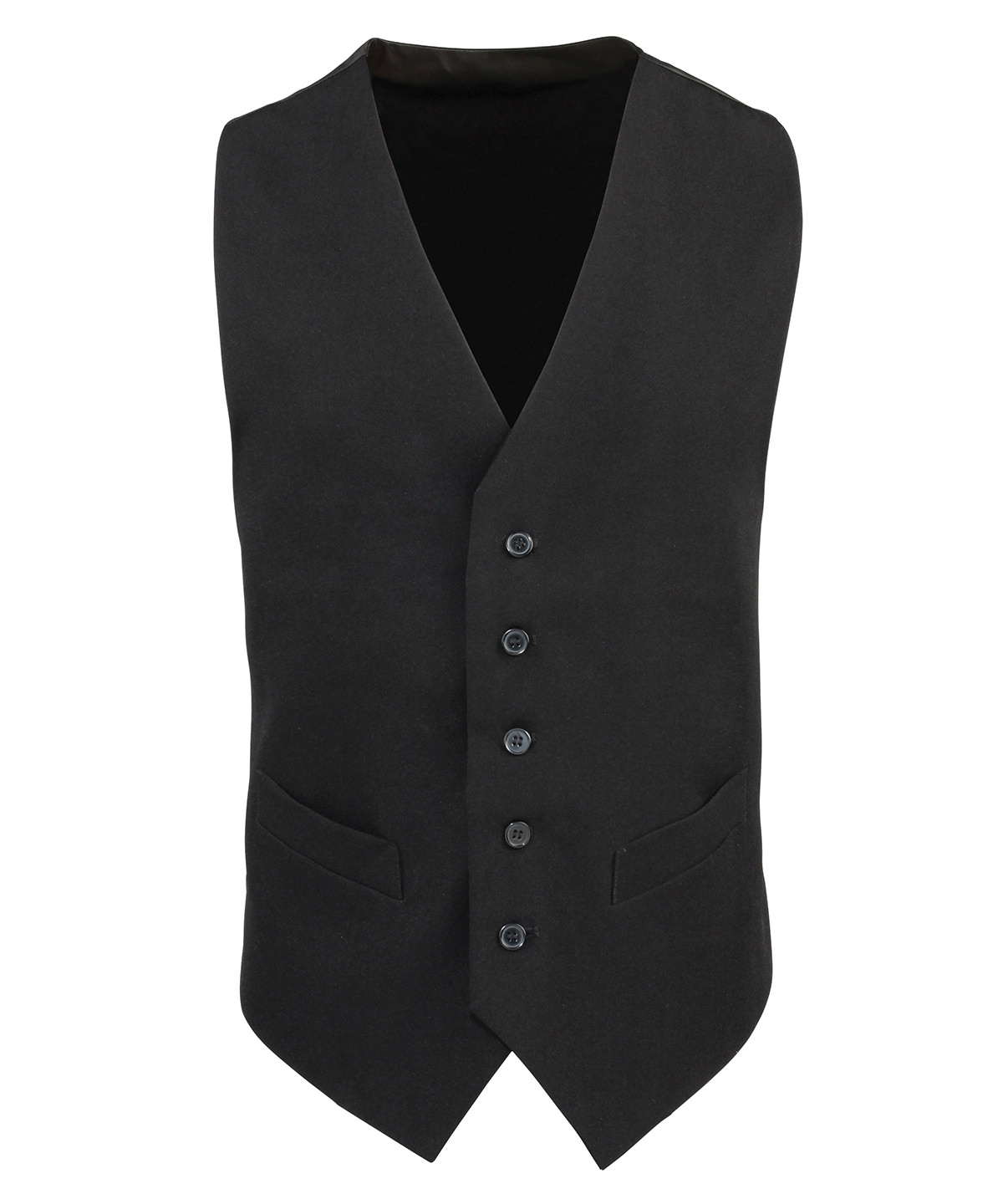 PR622 Lined polyester waistcoat Black PR622 Lined polyester waistcoat Black