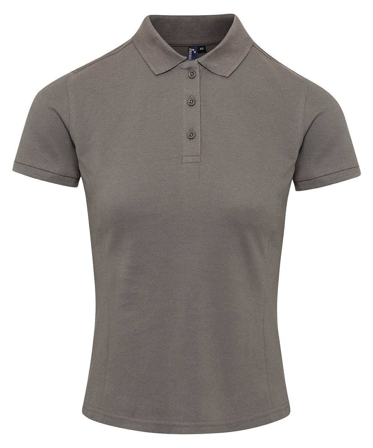 PR632 Women’s Coolchecker® plus piqué polo Grey PR632 Women’s Coolchecker® plus piqué polo Grey