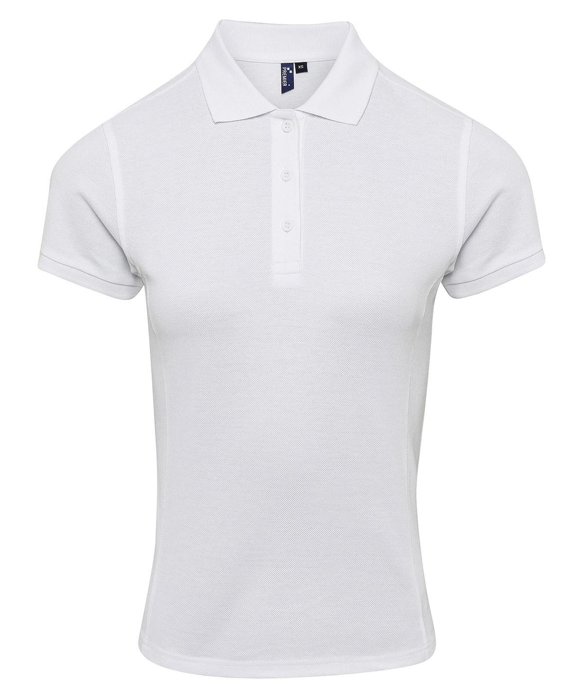 PR632 Women’s Coolchecker® plus piqué polo White PR632 Women’s Coolchecker® plus piqué polo White