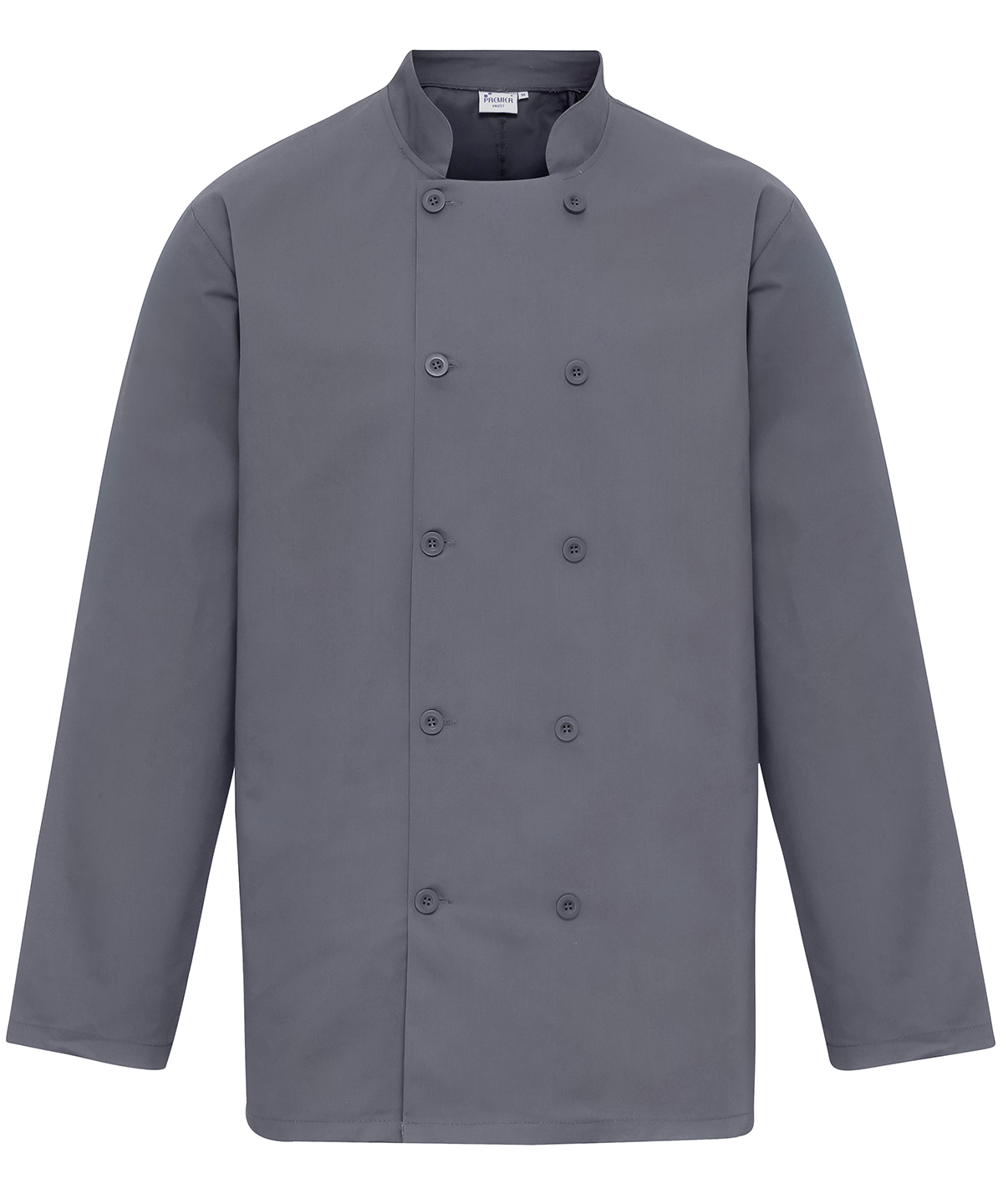 PR657 Long sleeve chef’s jacket Grey