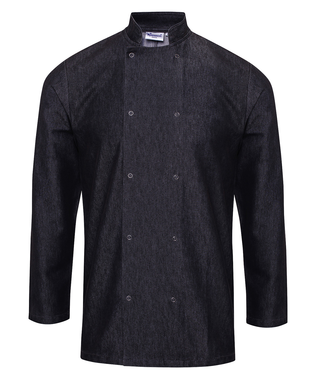 PR660 Denim chef’s jacket Black PR660 Denim chef’s jacket Black