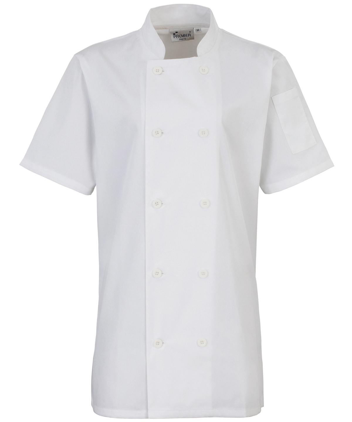 PR670 Women’s short sleeve chef’s jacket White PR670 Women’s short sleeve chef’s jacket White