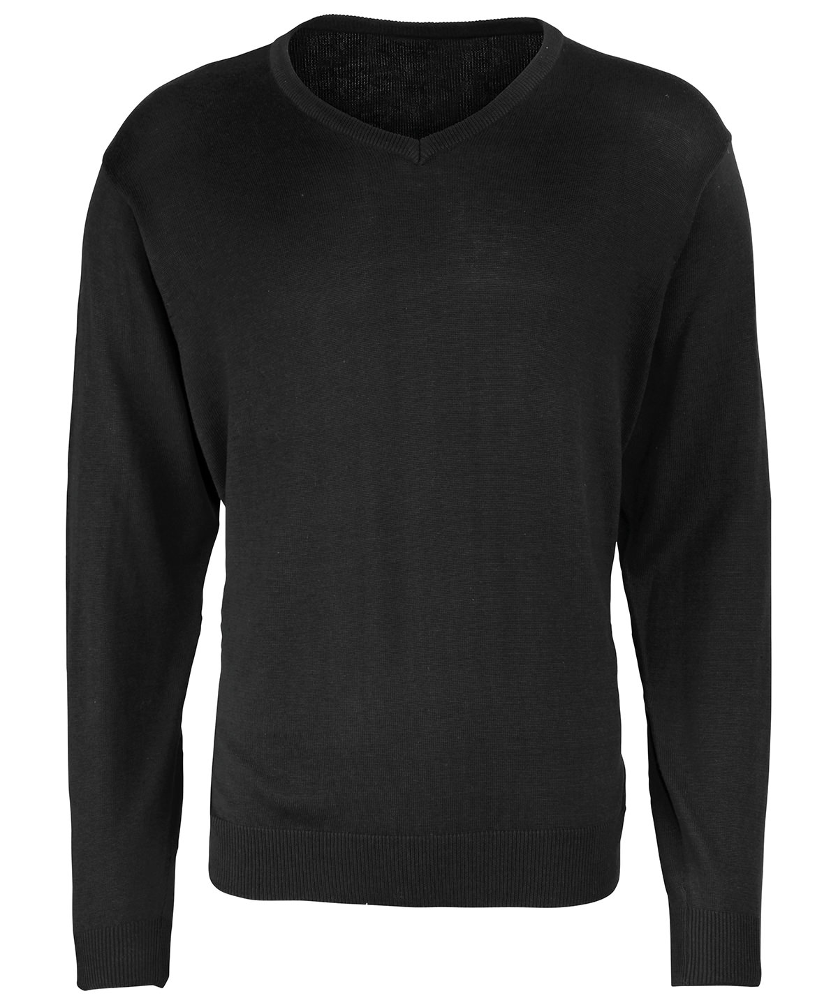 PR694 V-neck knitted sweater Black PR694 V-neck knitted sweater Black