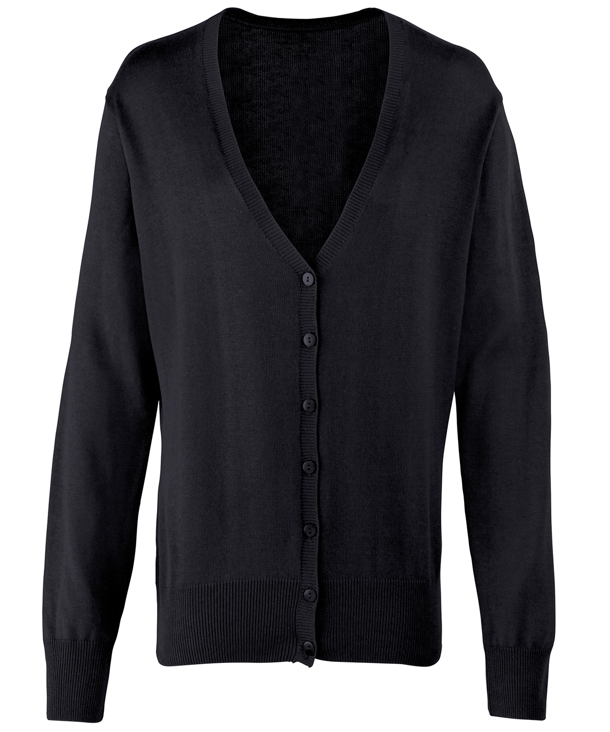 PR697 Women’s button-through knitted cardigan Black PR697 Women’s button-through knitted cardigan Black