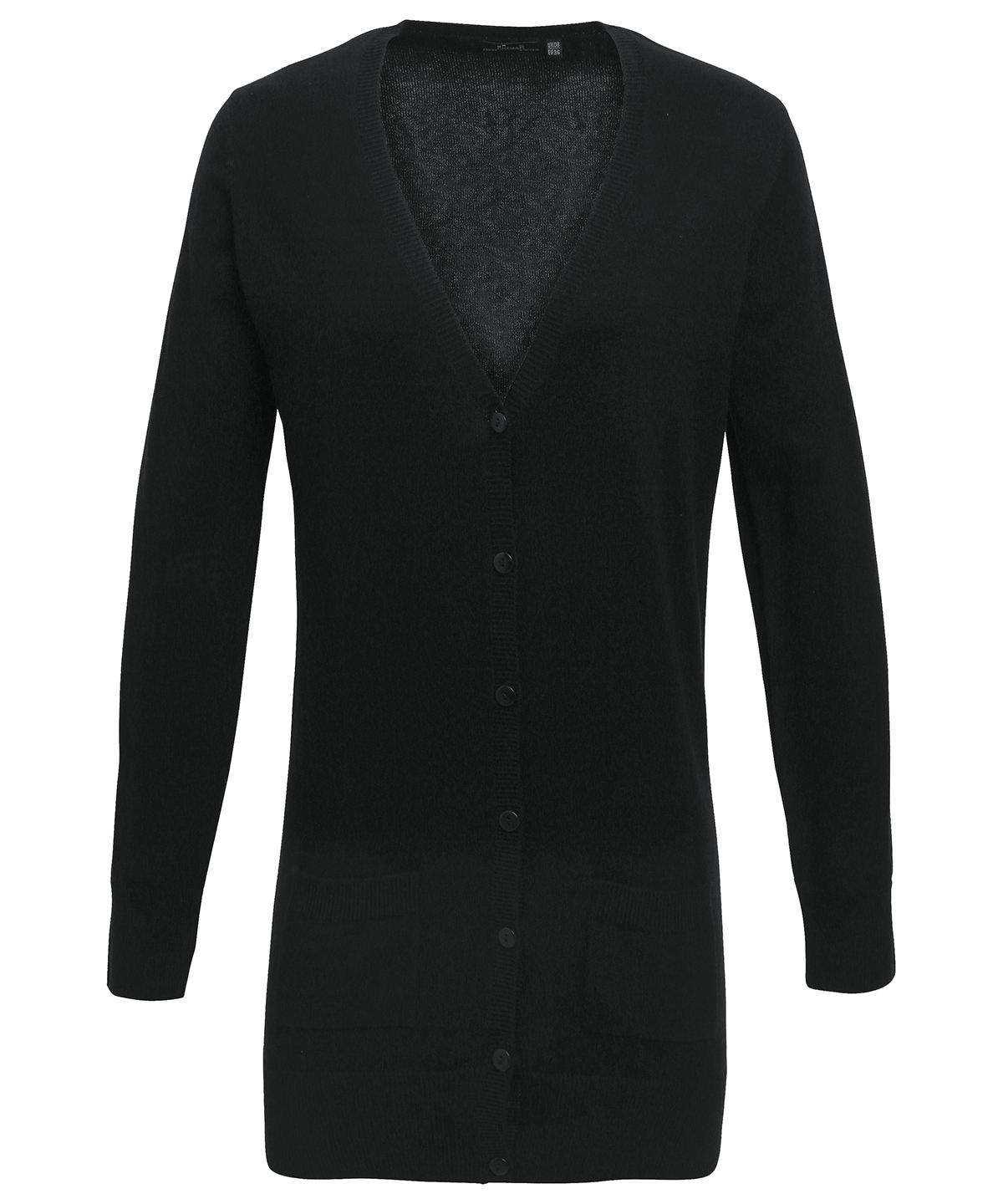 PR698 Women’s longline knitted cardigan Black PR698 Women’s longline knitted cardigan Black