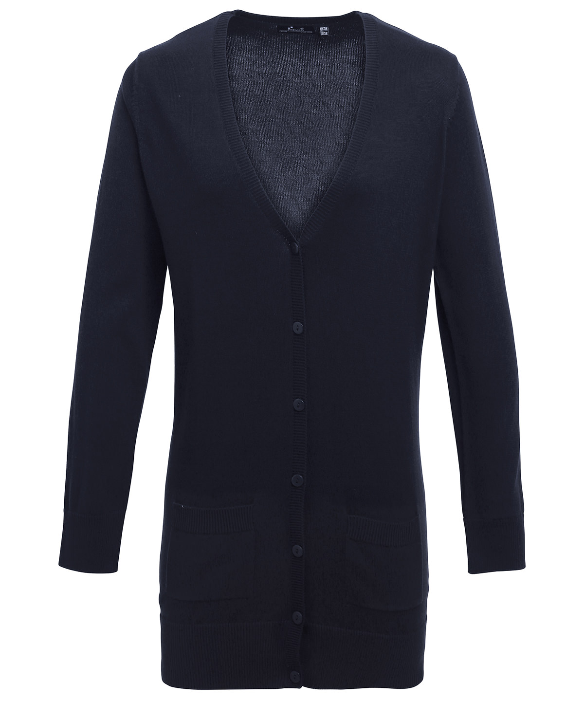 PR698 Women’s longline knitted cardigan Blue PR698 Women’s longline knitted cardigan Blue