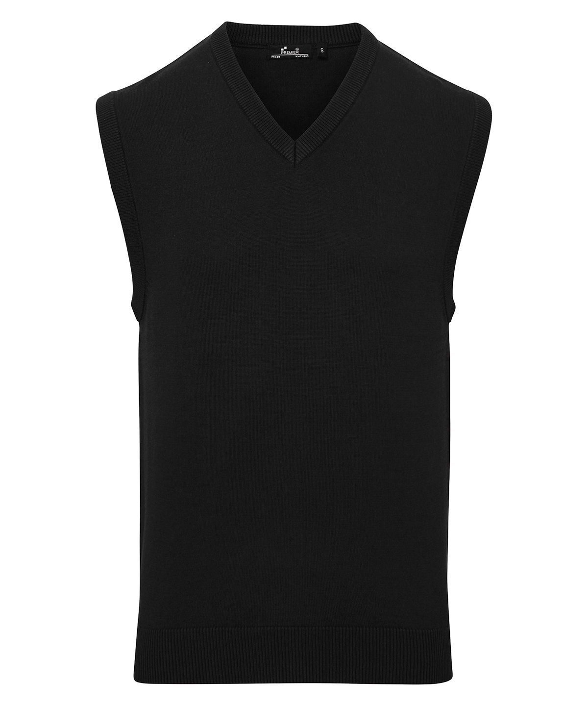 PR699 Sleeveless knitted sweater Black PR699 Sleeveless knitted sweater Black