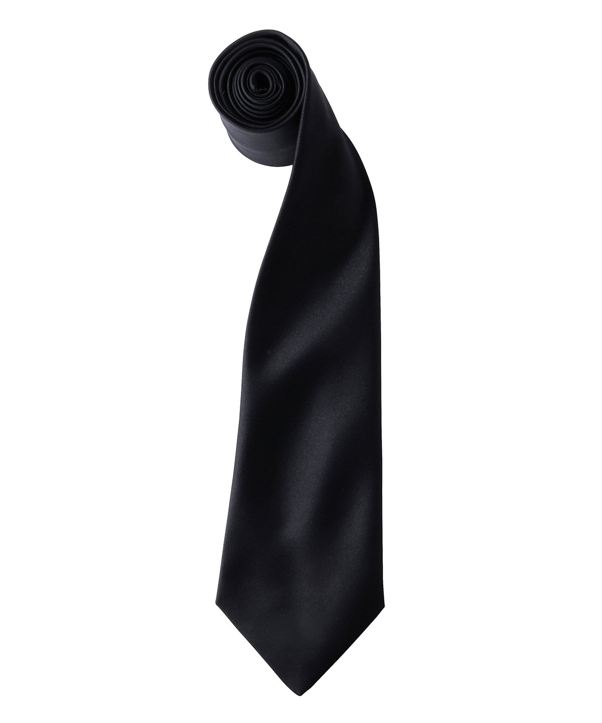 PR750 ‘Colours’ satin tie Black