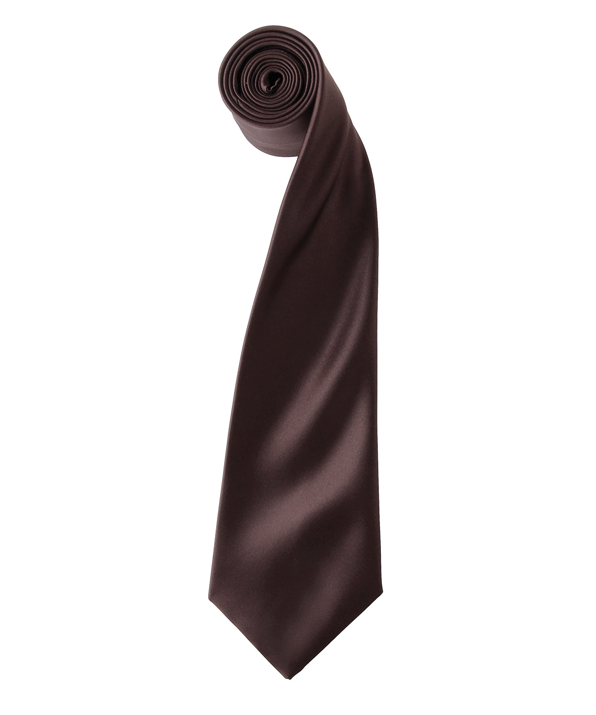 PR750 ‘Colours’ satin tie Brown