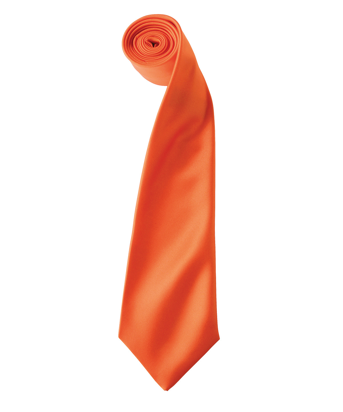 PR750 ‘Colours’ satin tie Orange
