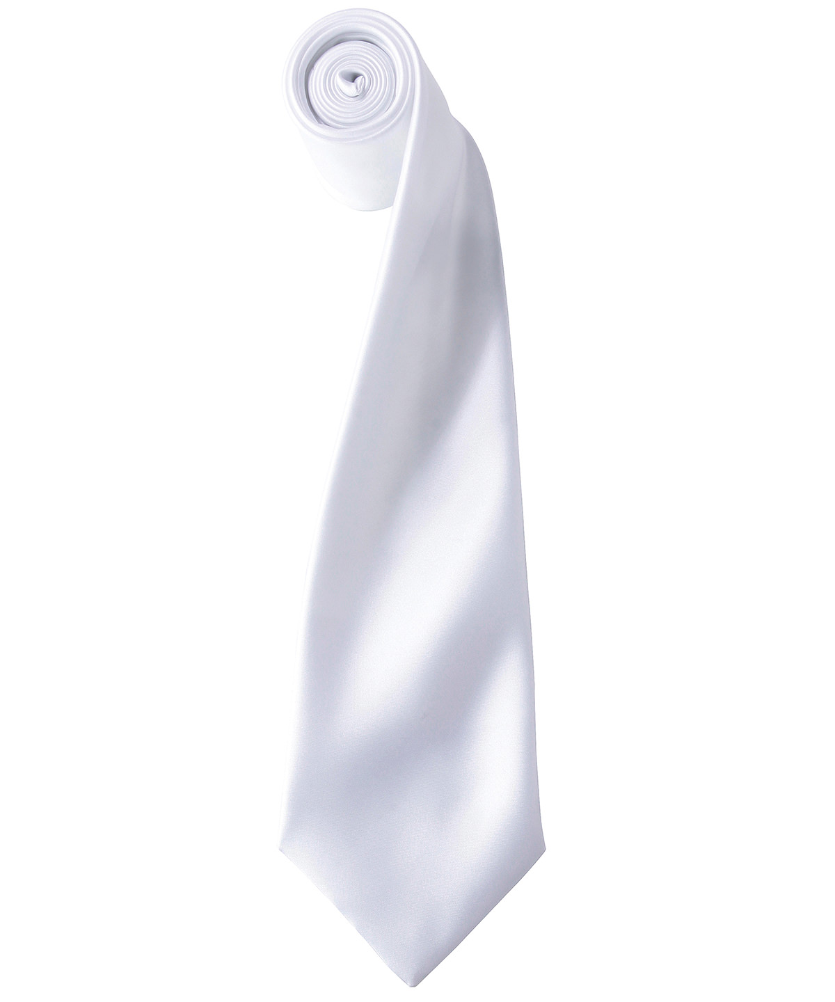 PR750 ‘Colours’ satin tie White