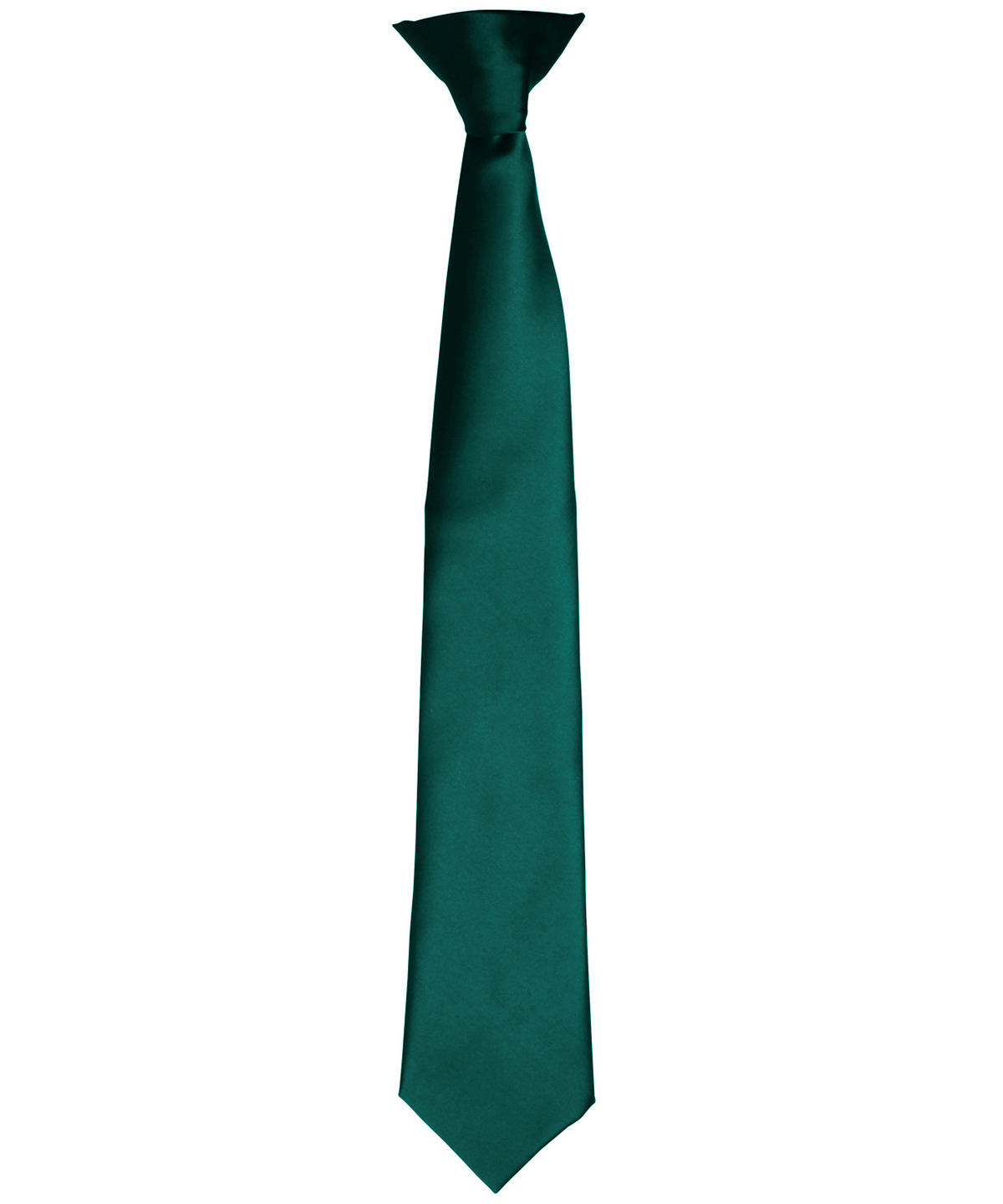 PR755 ‘Colours’ satin clip tie Green