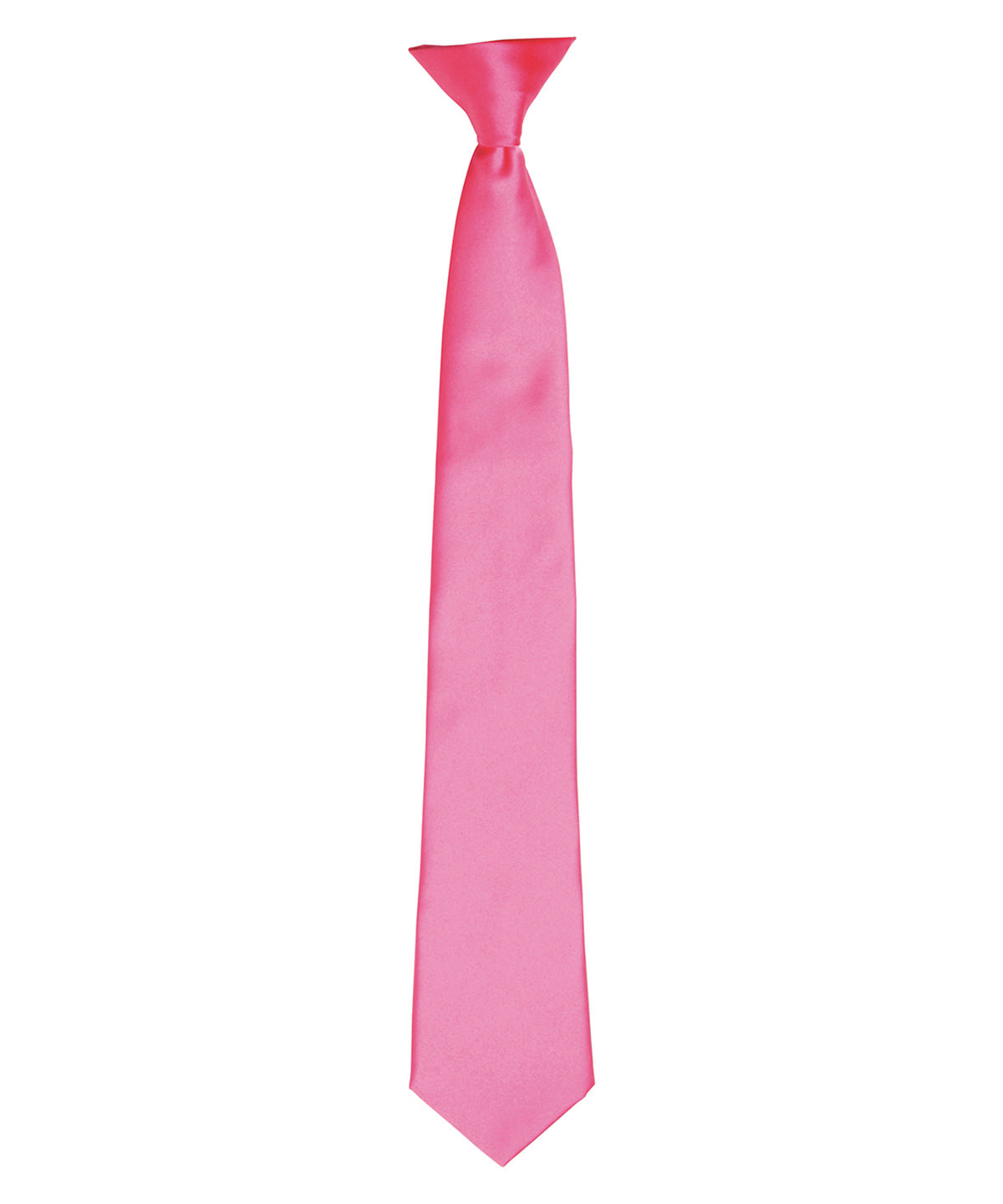 PR755 ‘Colours’ satin clip tie Pink