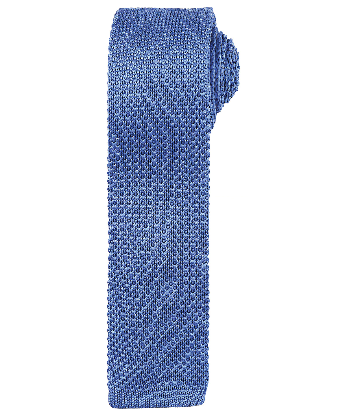 PR789 Slim knitted tie Blue