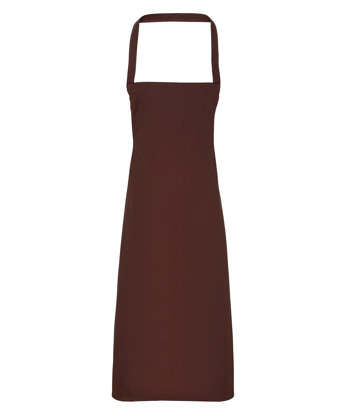 PR102 100% Organic Cotton Bib Apron Brown