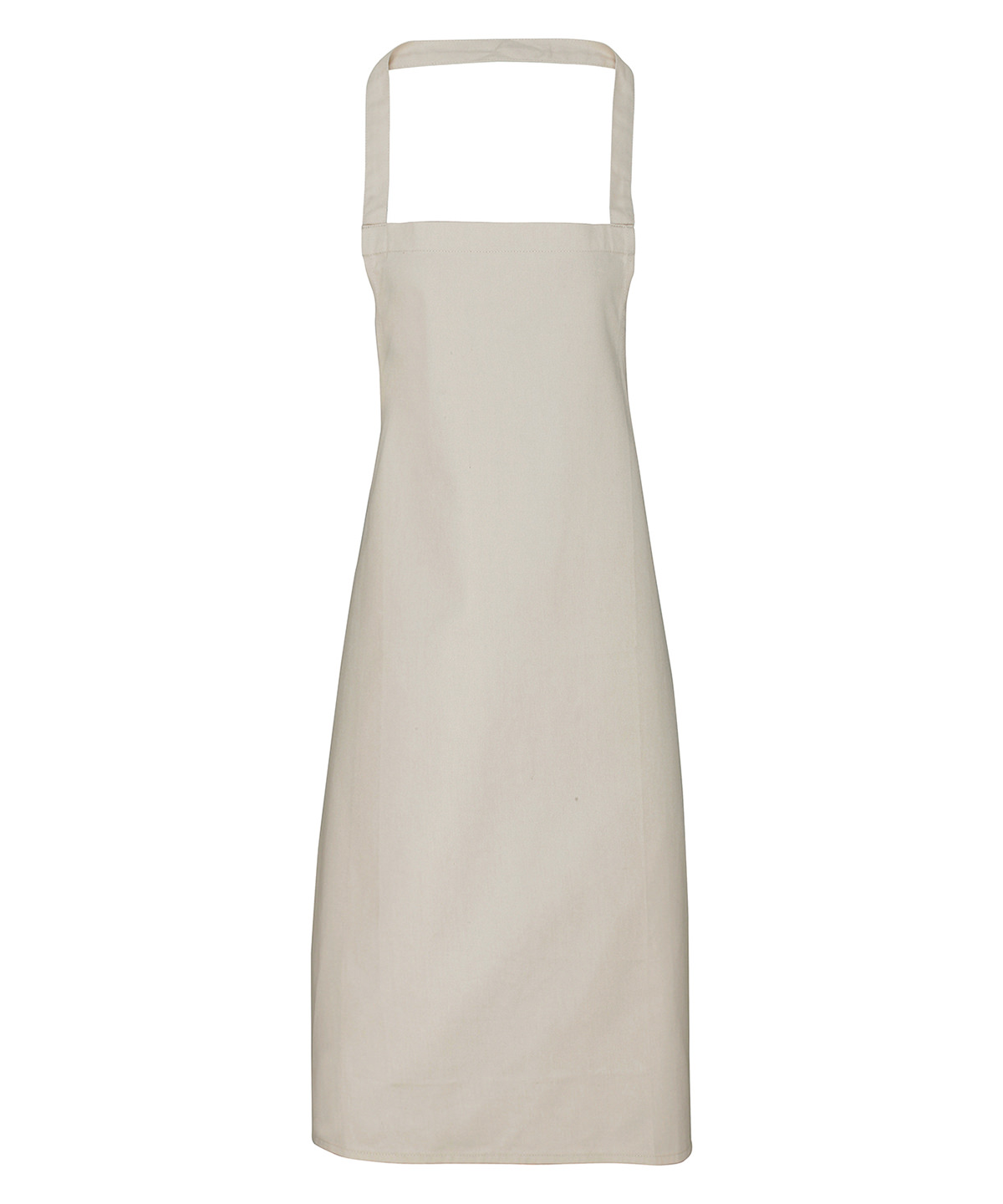 PR102 100% Organic Cotton Bib Apron Neutral PR102 100% Organic Cotton Bib Apron Neutral
