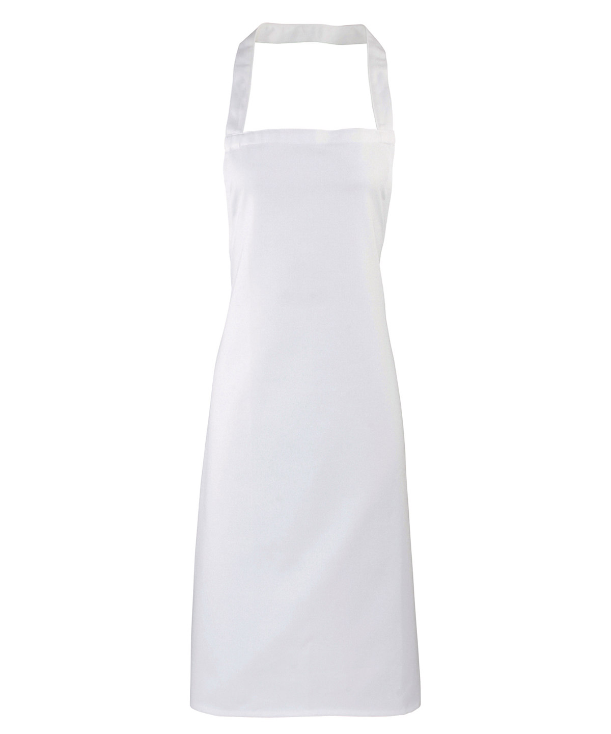 PR102 100% Organic Cotton Bib Apron White