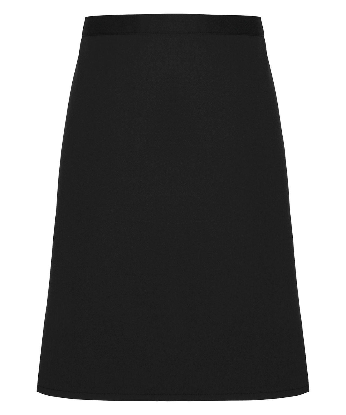 PR114 Cotton waist apron, organic and Fairtrade certified Black