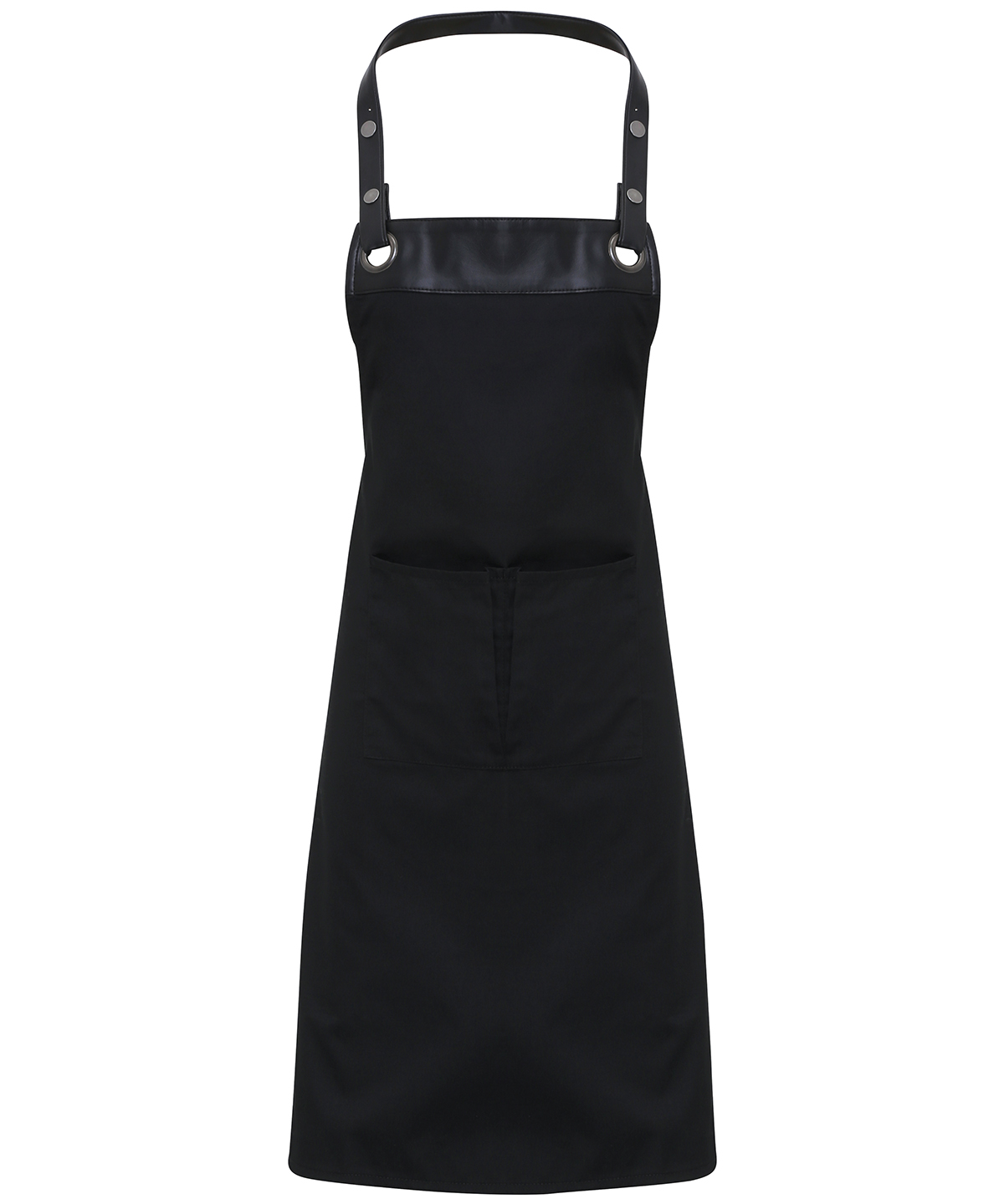 PR123 Espresso bib apron Black