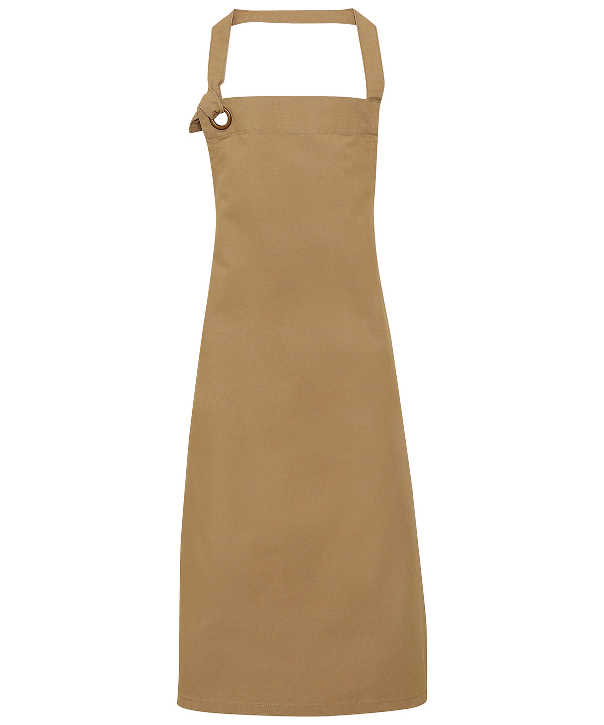 PR130 Calibre heavy cotton canvas bib apron Brown