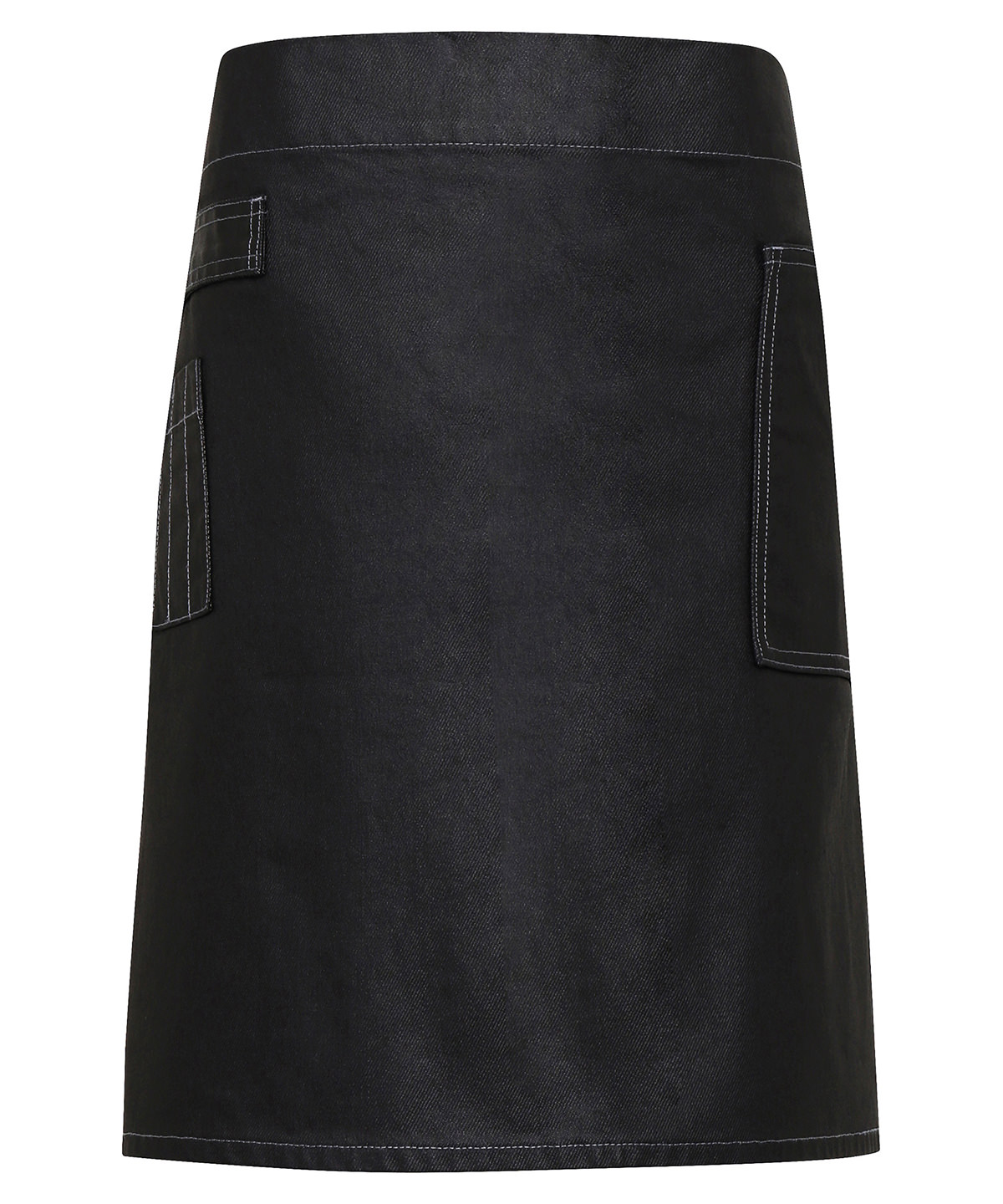 PR135 Division waxed-look denim waist apron Black PR135 Division waxed-look denim waist apron Black