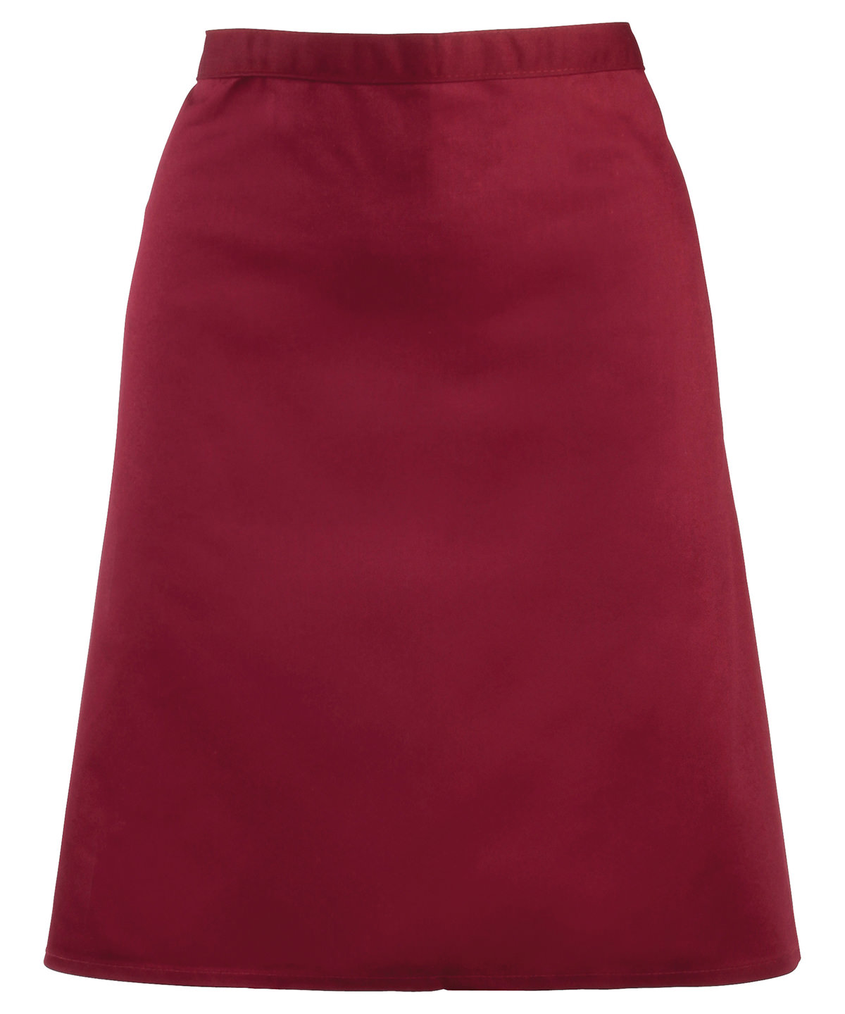 PR151 Colours mid-length apron Red
