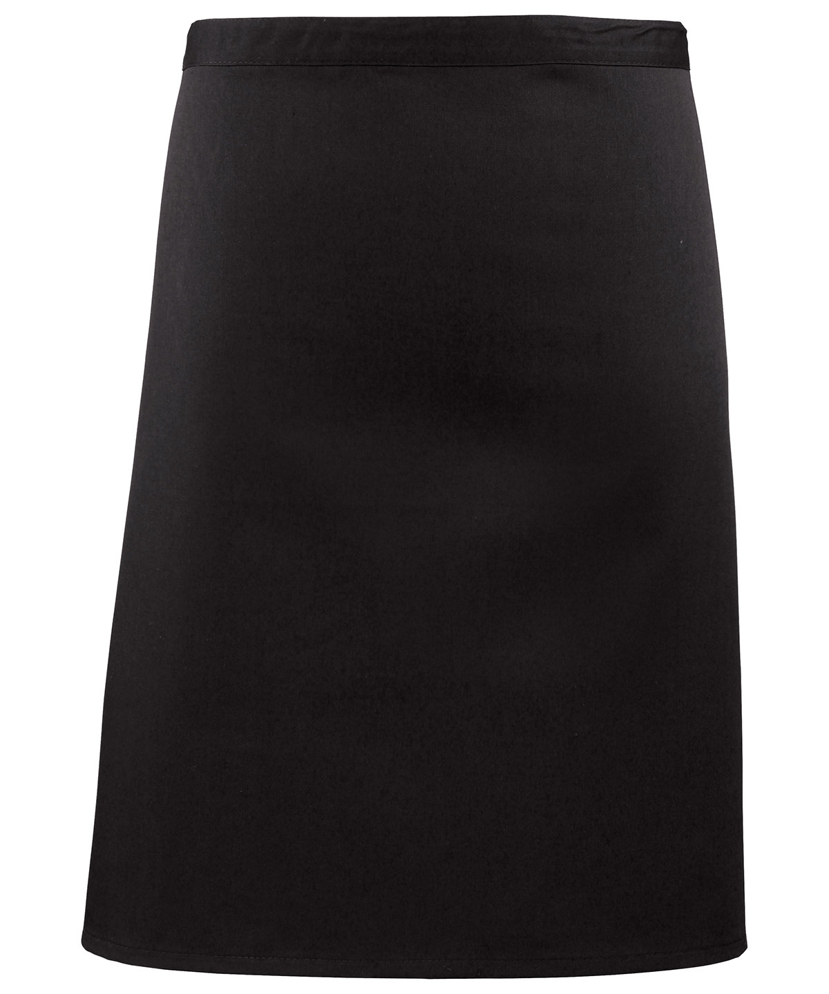 PR151 Colours mid-length apron Black PR151 Colours mid-length apron Black