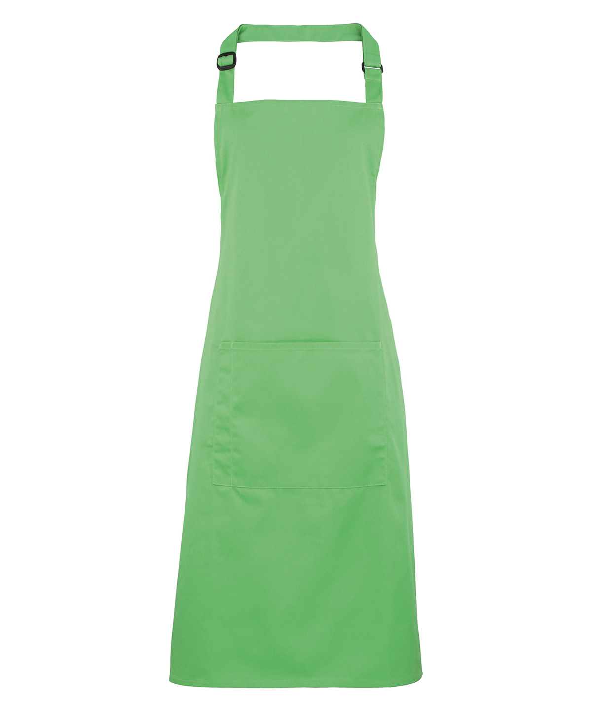 PR154 Colours bib apron with pocket Green