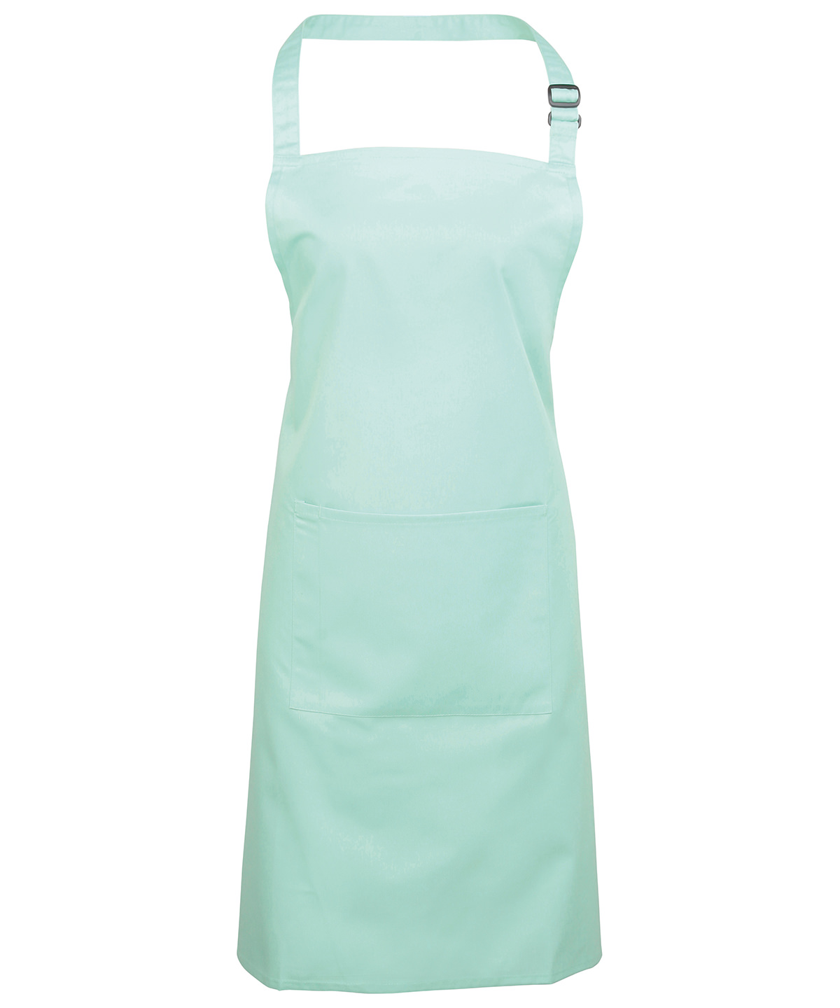 PR154 Colours bib apron with pocket Blue