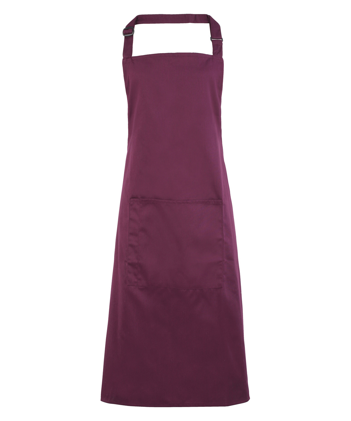 PR154 Colours bib apron with pocket Purple PR154 Colours bib apron with pocket Purple